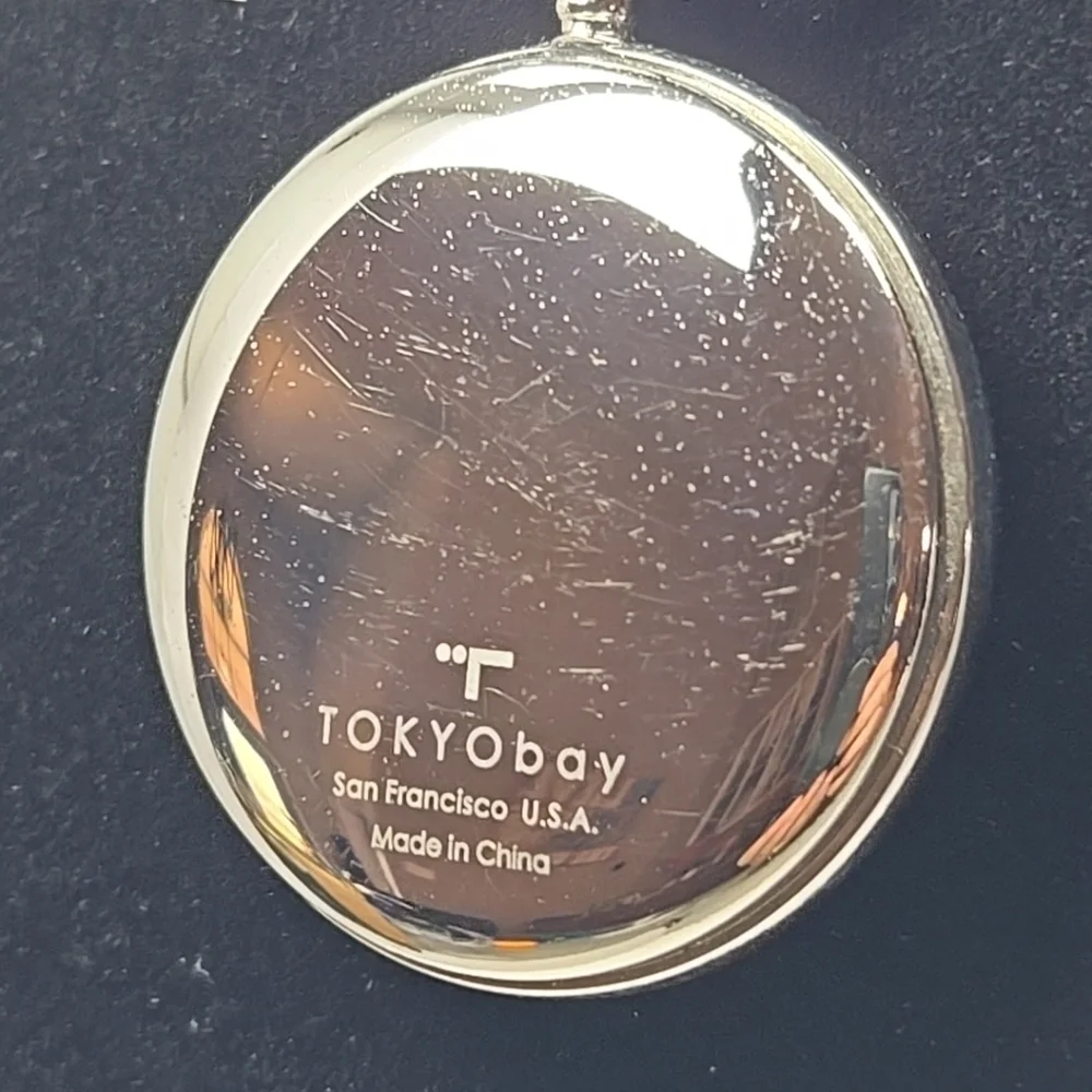 TOKYObay Pocket Watch Silver Tone New Battery Jeans Pants Suit Chain Necklace